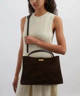 LIBERTY. バーリントン スエード トップハンドル バッグ