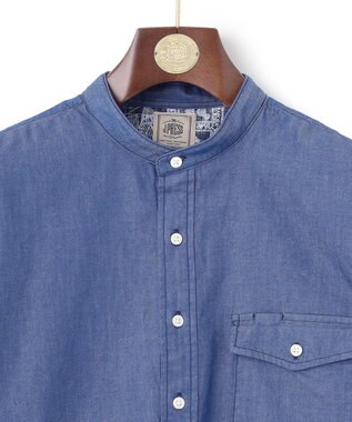 J.PRESS MEN Reyn spooner×J.PRESS リバースプリント プルオーバー ブルー系