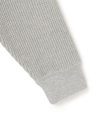 J.PRESS YORK STREET 【UNISEX】ワッフルロングスリーブ Tシャツ ライトグレー系