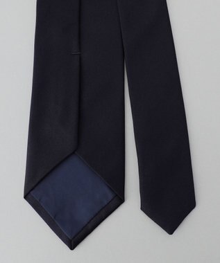 GOTAIRIKU 定番【日本製】シルク ネクタイ_無地 ネイビー系