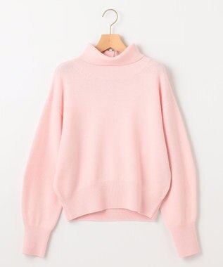 組曲 L 【2WAY・WEB限定】ウールカシミヤミックス ハイネックニット ピンク系