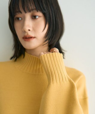 YECCA VECCA ワイドリブニット Yellow