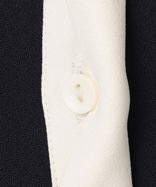 ANY SIS 【洗える】ハオレル ブラウス ネイビー