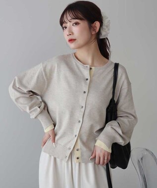 earth music&ecology 【予約】カラーコンビニットカーディガン