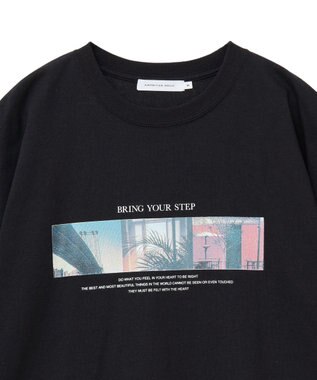 AMERICAN HOLIC ボックスフォトTシャツ Black