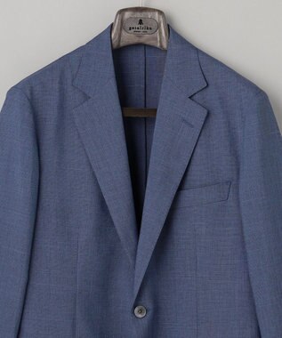 GOTAIRIKU 新クオリティ/KINGサイズ追加【洗える/シワになりにくい】タイワンタフタ  擬麻ジャケット ネイビー系