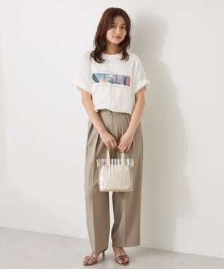 AMERICAN HOLIC ボックスフォトTシャツ Off White