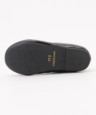 ANY KIDS エナメルフラットシューズ ブラック