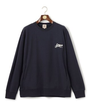 J.PRESS MEN インレージャージー ロゴトレーナー ネイビー系