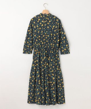 組曲 カッティングローズプリント ワンピース イエロー系5
