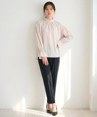 Feroux 【2WAY】キャンディースリーブ ブラウス ベージュ系