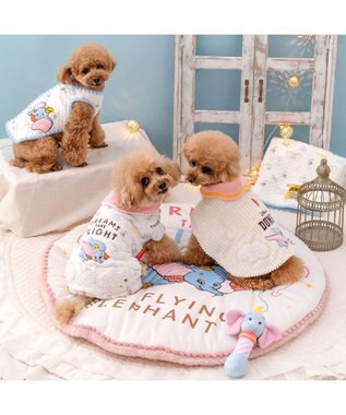 PET PARADISE ディズニー ダンボ キルトブランケット ホワイト