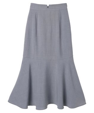 earth music&ecology リネンライクマーメイドスカート Grayish Blue