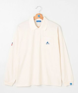 SHARE PARK LADIES 【UVケア・吸水速乾・ストレッチ・軽量 】エンブレムポロTシャツ（S・Mサイズ） ホワイト系