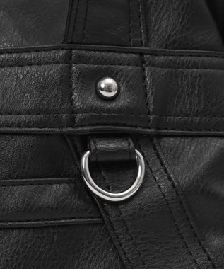 WEGO PUボストンバッグ ブラック