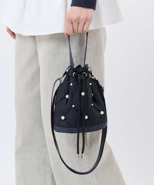 LeSportsac DRAWST BUCKET W PEARLS/ディープシーパール ディープシーパール