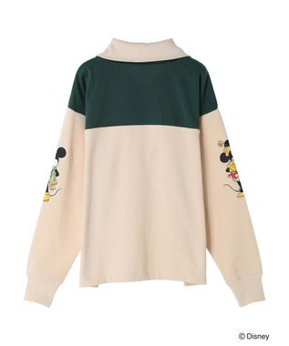 Green Parks Ｄｉｓｎｅｙ／裏毛ハーフＺＩＰスウェット Green