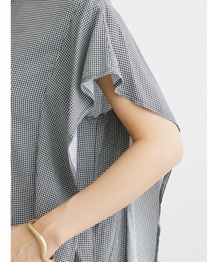 Green Parks 接触冷感　アソート柄ブラウス Gingham Check