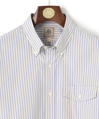 J.PRESS MEN ポプリンストライプシャツ/B.D アイボリー系1