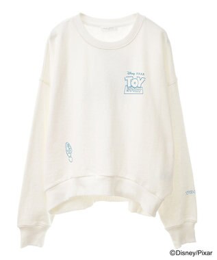 Green Parks トイストーリー／バック刺繍プルオーバー White