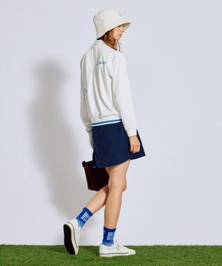 PW CIRCULUS 【 吸水速乾 / ストレッチ 】【WOMEN】裾2WAY バルーンスカート ゴルフウェア レディース ネイビー系