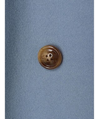 earth music&ecology ２ｗａｙカラーロングコート Blue