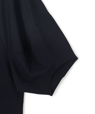 BEIGE， 【洗える】NADIA / ボリュームスリーブ半袖ボトルネックニット Navy