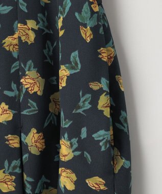 組曲 カッティングローズプリント ワンピース イエロー系5