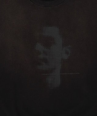 WEGO フェードプリントプルオーバー ブラック