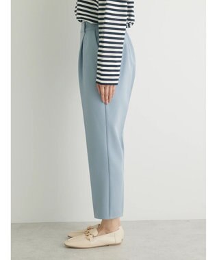 Green Parks きれいシルエットパンツ Sax