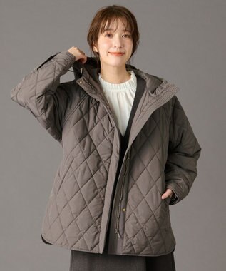 ANY 【洗濯機可/撥水】ダイヤキルトブルゾン モカ