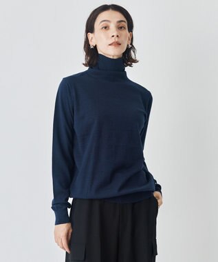  【男女兼用】ライトウォームタートルネックニット