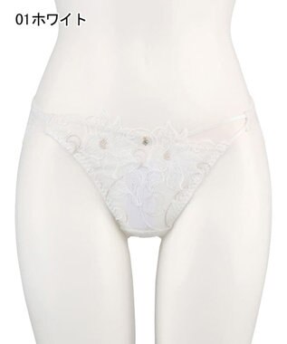 San-ai Resort（三愛水着楽園） エレガントコレクション2311バックレースショーツ【M・Lサイズ】【northerly】 ホワイト