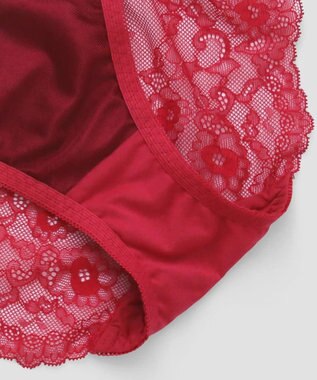 San-ai Resort（三愛水着楽園） エレガントコレクション2311バックレースショーツ【M・Lサイズ】【northerly】 レッド