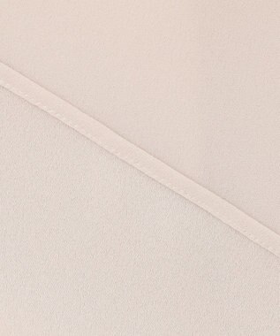 23区 【洗える】バックサテンアムンゼン フレンチスリーブ ブラウス ベージュ系