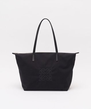 russet ＜390g/撥水性あり＞天ファスナー付きコーデュラナイロントートバッグ(CE-1560) Black