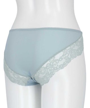 AMPHI 【SPRiNG ONLINE掲載】 ショーツ 【BRAGENIC ブラジェニック 盛り胸タイプ】BMI448とペア アウターにひびきにくい(裾) PMI148 アンフィ／ワコール ターコイズ