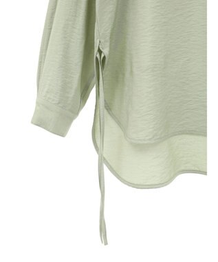 CRAFT STANDARD BOUTIQUE レーヨントロミサイドリボンチュニック Light Green