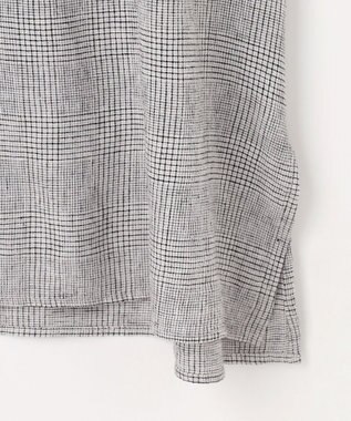 ANY ヨーロピアンリネンシャツワンピース チェック