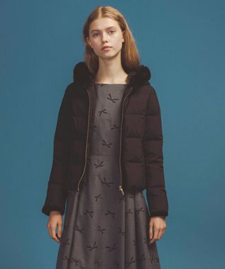 【八木アリサさん着用】【消臭】HEART SHOT ショートダウンコート