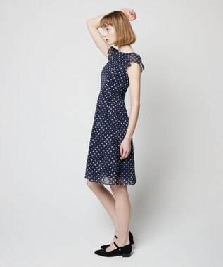 TOCCA 【洗える！】MISTY RAIN ドレス ネイビー系5