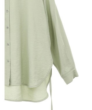 CRAFT STANDARD BOUTIQUE レーヨントロミサイドリボンチュニック Light Green