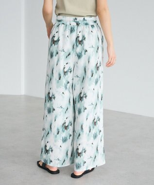 CRAFT STANDARD BOUTIQUE プリントイージーパンツ Green