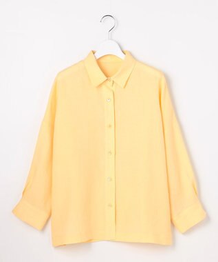 自由区 L トルコリネン シャツ クリーム