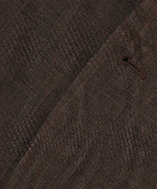 UNFILO MENS ウーリーノ ノーカラージャケット ブラウン