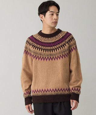 UNFILO MENS ライトモール ノルディックニット