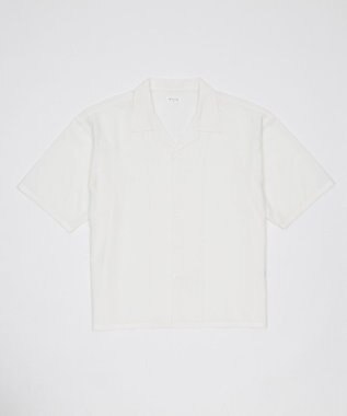 WEGO 【セットアップ対応】TRオープンカラーシャツ（SS） ホワイト