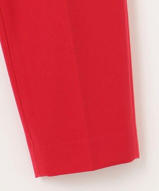 組曲 2WAYウォームストレッチ テーパード パンツ レッド系