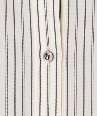 組曲 リヨセルシャーティングペプラム ブラウス ベージュストライプ系1