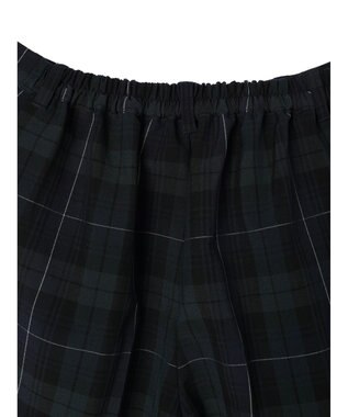 Green Parks きれいシルエットチェックパンツ Glen Check